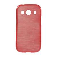 Gigapack Samsung Galaxy Ace 4 LTE (SM-G357FZ) szilikon telefonvédő (szálcsiszolt minta) piros