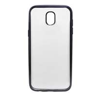 Gigapack Samsung Galaxy J5 (2017) SM-J530 EU szilikon telefonvédő (fémhatású keret) fekete