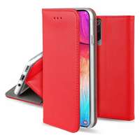 gigapack Samsung Galaxy M53 (SM-M536) tok álló, bőr hatású (flip, asztali tartó funkció, rombusz minta) piros