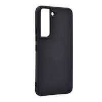 gigapack Samsung Galaxy S22 5G (SM-S901) szilikon védő (matt, mikrofiber plüss karcolásmentesítő belső, prémium) fekete
