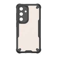 Gigapack Samsung Galaxy S25 (SM-S931) szilikon védő (ütésálló, légpárnás sarok, akril hátlap, kameravédő) fekete