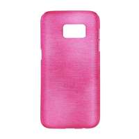 Gigapack Samsung Galaxy S7 szilikon telefonvédő (szálcsiszolt minta, rózsaszín)