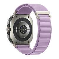 GIGAPACK Samsung Galaxy Watch Ultra eSIM 47mm (SM-L705) pótszíj (egyedi méret, textil, állítható) lila