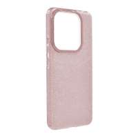 Gigapack Xiaomi Redmi Note 14 5G szilikon telefonvédő (műanyag belső, csillogó hátlap) rózsaszín