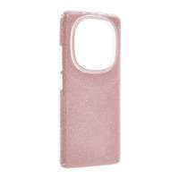 Gigapack Xiaomi Redmi Note 14 Pro 5G szilikon telefonvédő (műanyag belső, csillogó hátlap) rózsaszín