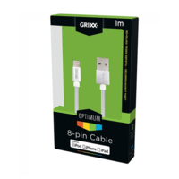 Grixx Optimum Lightning kábel 1 m (fehér)
