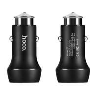 Hoco Z7 dual USB autós töltő 2,1A (fekete)