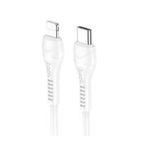 Hoco x37 adatkábel (type-c - lightning, 27w, 100cm, törésgátló) fehér