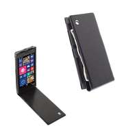 KRUSELL WalletCase KALMAR Nokia Lumia 730 tok álló (Flip, bankkártya tartó) fekete