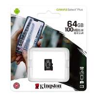 KINGSTON 64 GB MicroSDXC Card Canvas Select Plus (Class 10, UHS-1, A1)