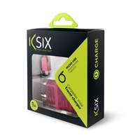 Ksix Micro-USB töltő 1A (zebra pink)