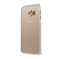 LOVE MEI Samsung Galaxy S6 EDGE (SM-G925F) telefonvédő alumínium keret (bumper) ezüst