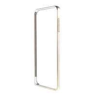 LOVE MEI Samsung Galaxy S6 EDGE+ (SM-G928) telefonvédő alumínium keret (bumper) ezüst