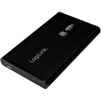 LogiLink külső ház Alu (2,5", SATA, USB 3.0, fekete)