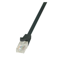 LogiLink UTP CAT5e patch kábel 1 m (fekete)