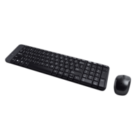 Logitech Cordless Desktop MK220 (US, USB, fekete)
