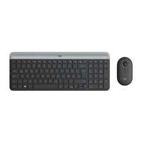 Logitech MK470 Slim cordless billentyűzet + egér (DE, USB, fekete/ezüst)