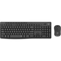Logitech MK295 Silent Wireless Desktop billentyűzet + egér (HU, USB, grafitszürke)