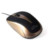 Media-Tech MT1091K Plano optikai egér (USB, arany)