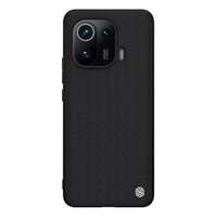 Nillkin TEXTURED műanyag telefonvédő (érdes felület, közepesen ütésálló, Xiaomi Mi 11 Pro 5G szilikon keret) fekete