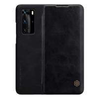 Nillkin QIN Huawei P40 Pro tok álló (Flip, oldalra nyíló, bankkártya tartó) fekete