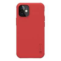 Nillkin Super Frosted Pro Apple iPhone 12 mini műanyag védő (közepesen ütésálló, gumírozott, érdes felület) piros