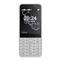 Nokia 230 (2024) mobiltelefon (Dual-SIM, fehér)