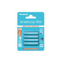 Panasonic Eneloop Lite ceruza akkumulátor (4 db, 550 mAh, Ni-MH, AAA)