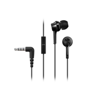 Panasonic RP-TCM115E mikrofonos fülhallgató (4 pin jack, fekete)