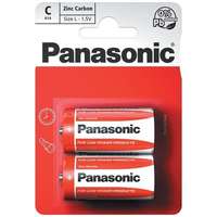 Panasonic Red Zinc cink-mangán elem (2 db, 1.5V, C/baby)