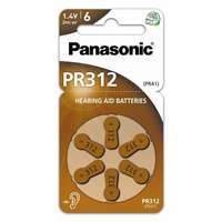 Panasonic PR312 cink-levegő elem (6 db / csomag, PR41)