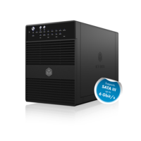 Raidsonic ICY BOX külső RAID ház (4x3,5", SATA, USB 3.0/eSATA, fekete)