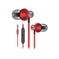 Rampage SNJ19 mikrofonos fülhallgató (piros)