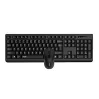 Rapoo X1700 vezeték nélküli billentyűzet + egér (HU, fekete)