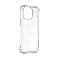 ROAR Apple iPhone 15 Plus jelly armor műanyag telefonvédő (szilikon keret, közepesen ütésálló, légpárnás sarok) átlátszó