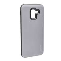 Roar Rico Armor Samsung Galaxy J6 (2018) SM-J600F szilikon védő (közepesen ütésálló, műanyag hátlap, matt) szürke