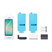 Samsung Galaxy A26 5G (SM-A266) képernyővédő fólia 2db (törlőkendő + segédkeret) átlátszó
