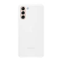 SAMSUNG Galaxy S21 Plus (SM-G996) 5G védő (ultravékony, hívás és üzenetjelző funkció, led világítás) fehér