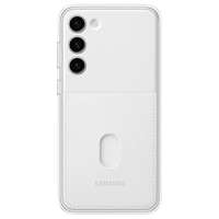SAMSUNG Galaxy S23 Plus (SM-S916) műanyag védő (, cserélhető átlátszó + bankkártya tartó hátlap) fehér