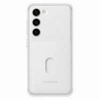 SAMSUNG Galaxy S23 (SM-S911) védő (közepesen ütésálló, cserélhető átlátszó + bankkártya tartó hátlap) fehér