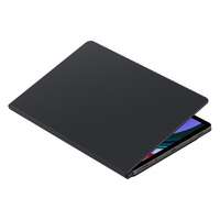 SAMSUNG Galaxy Tab S9 LTE (SM-X716) tok álló, bőr hatású (aktív flip, trifold, mágneses, s pen tartó) fekete