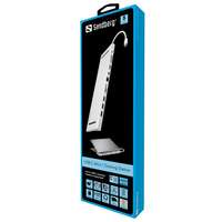Sandberg USB-C All-in-1 Docking Station (USB, USB-C, HDMI, DP, D-SUB, RJ45, Audio, SD card reader)