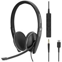 Sennheiser EPOS SC 165 mikrofonos fejhallgató (USB-C, fekete)