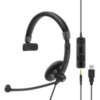 Sennheiser SC 45 USB MS mono headset