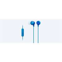 Sony MDR-EX15AP mikrofonos fülhallgató (kék)