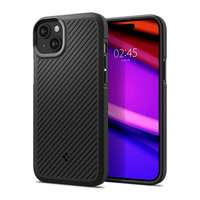 SPIGEN Apple iPhone 15 core armor szilikon telefonvédő (közepesen ütésálló, kamera védelem, csíkos minta) fekete