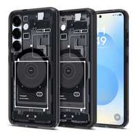 Spigen Samsung Galaxy S25 (SM-S931) ultra hybrid zero one műanyag védő (ütésálló, légpárnás keret, magsafe) fekete