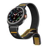 SPIGEN Samsung Galaxy Watch 8 44mm (SM-L335) athlex air active pótszíj ( nylon, tépőzáras, légáteresztő, sport) fekete
