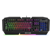 Spirit of Gamer PRO-K5 RGB LED gamer billentyűzet (HU, USB, fekete)