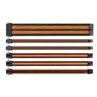 Thermaltake TtMod Sleeve moduláris tápkábel kit 30 cm (fekete-narancs)